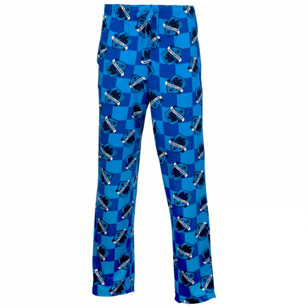 Harry Potter Ravenclaw House Crest Checkered Sleep Pants